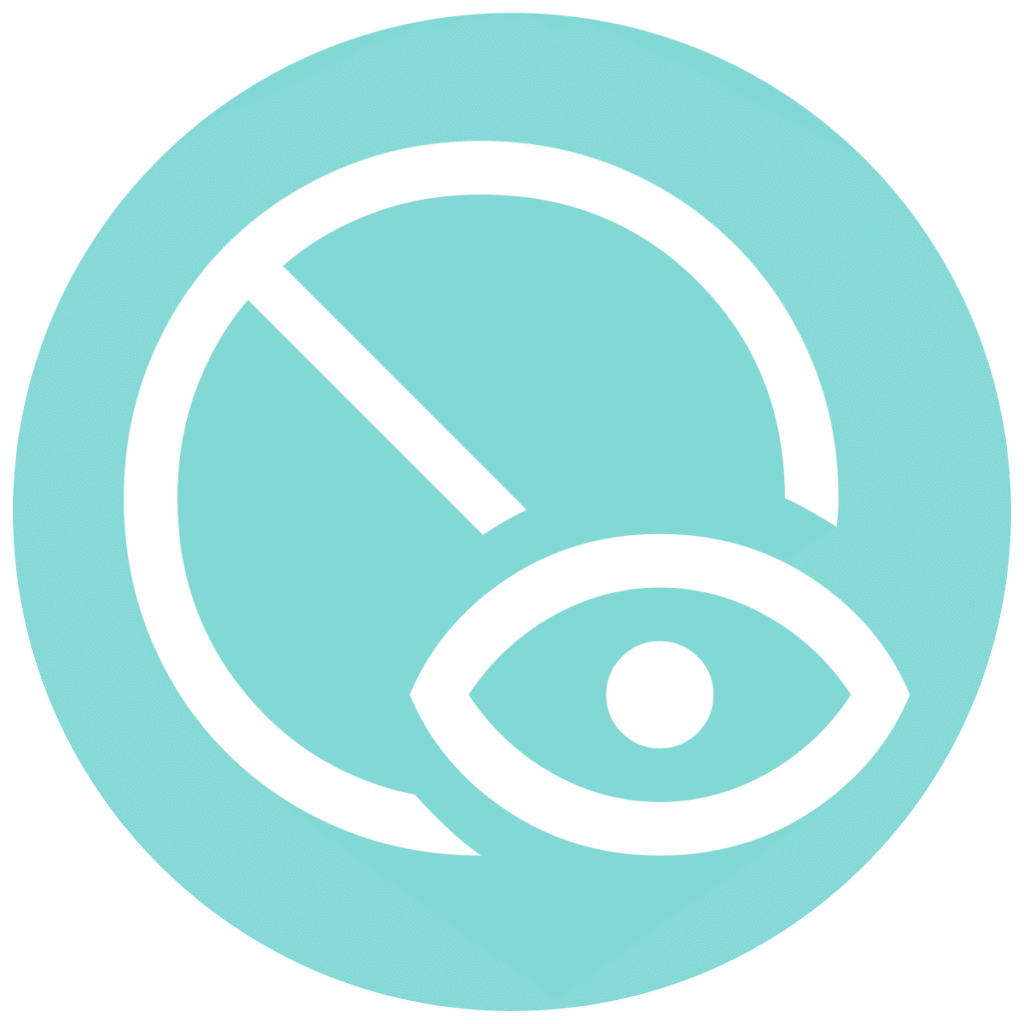 disable visible teal circle icon 1