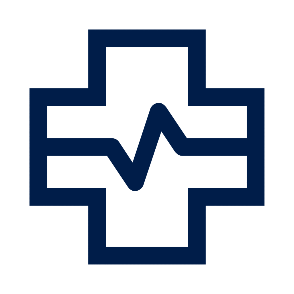 health metrics navy icon