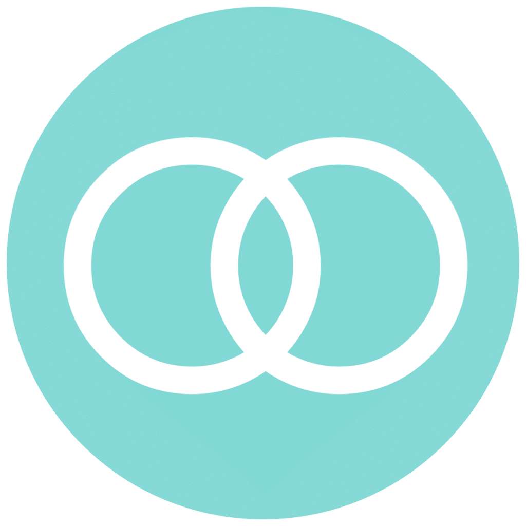 join teal circle icon