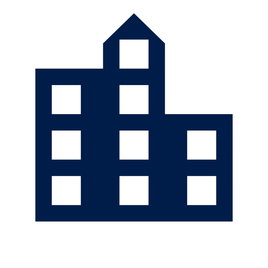 location city navy icon