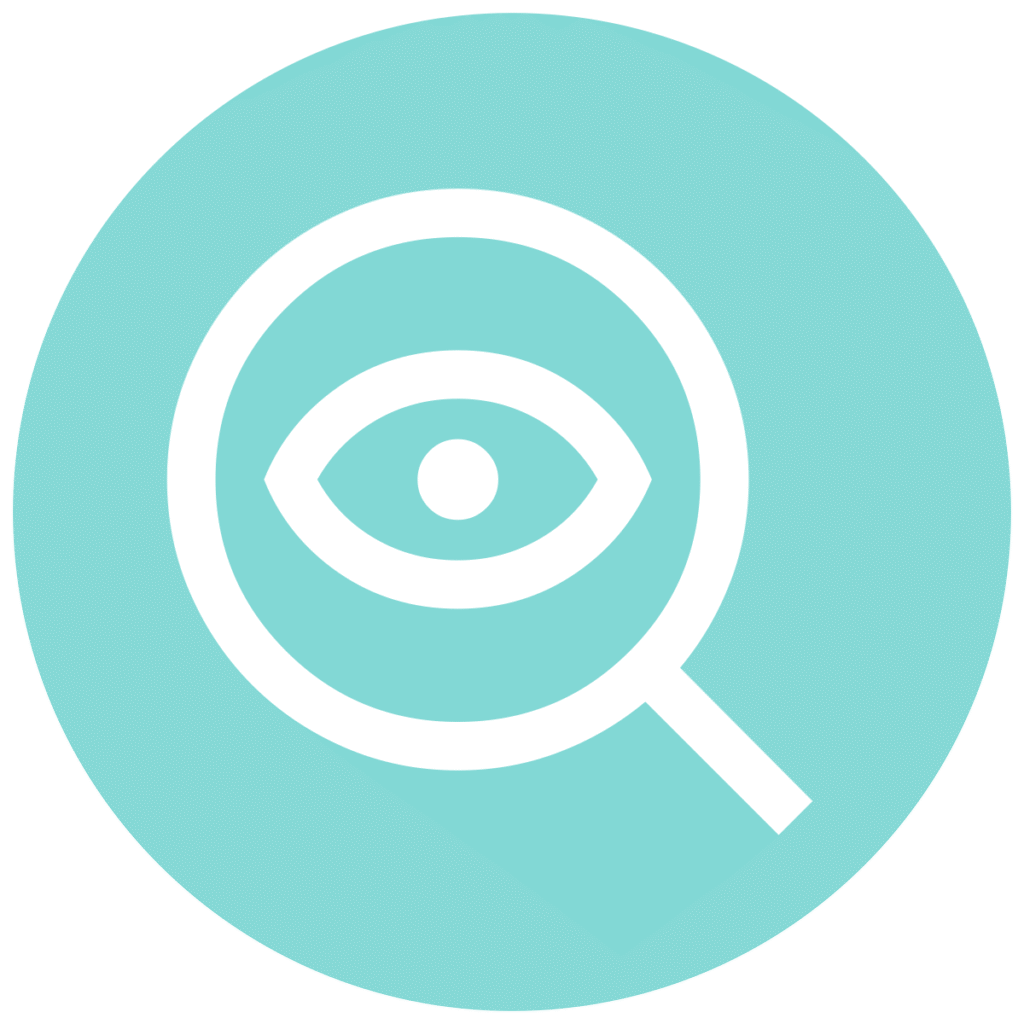 mystery teal circle icon 2