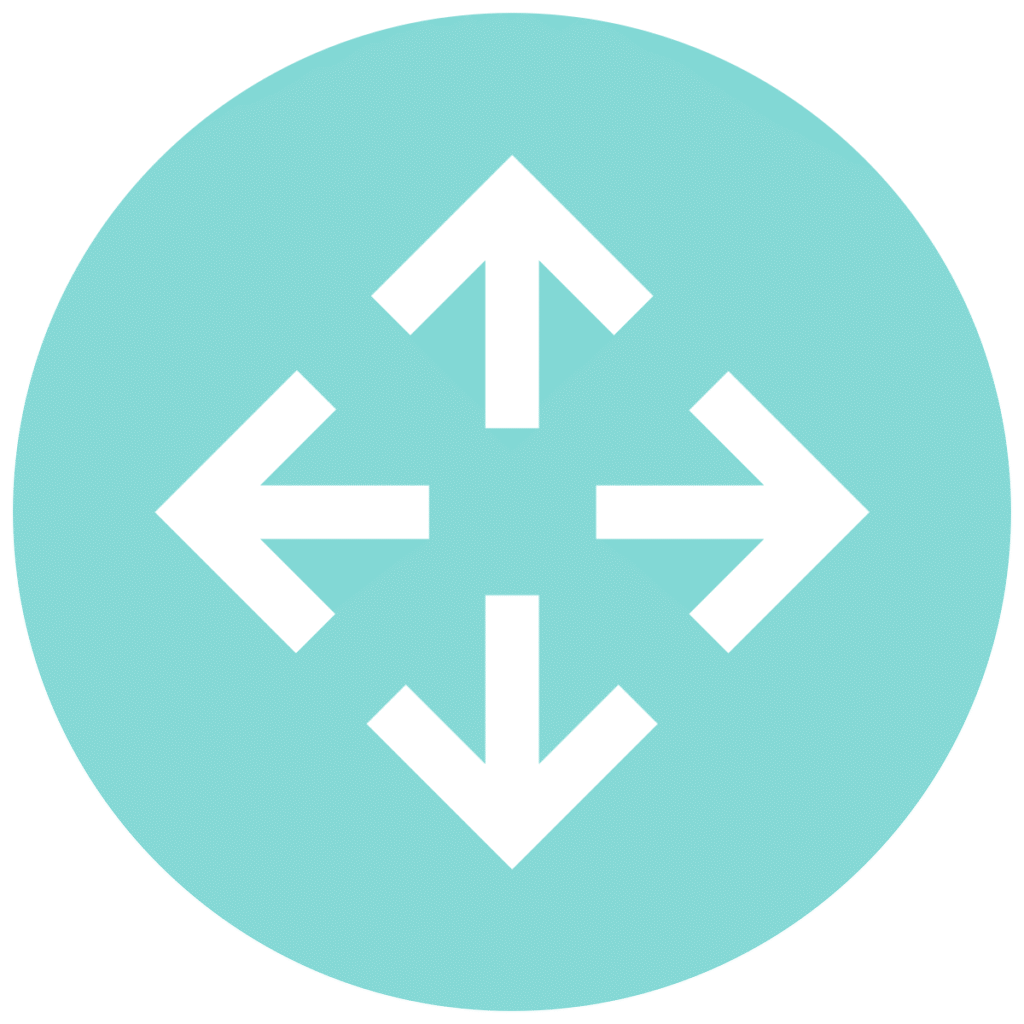 open with edit teal circle icon