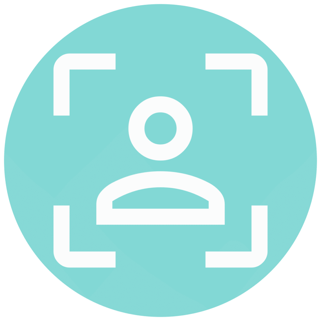 person target teal circle icon 1