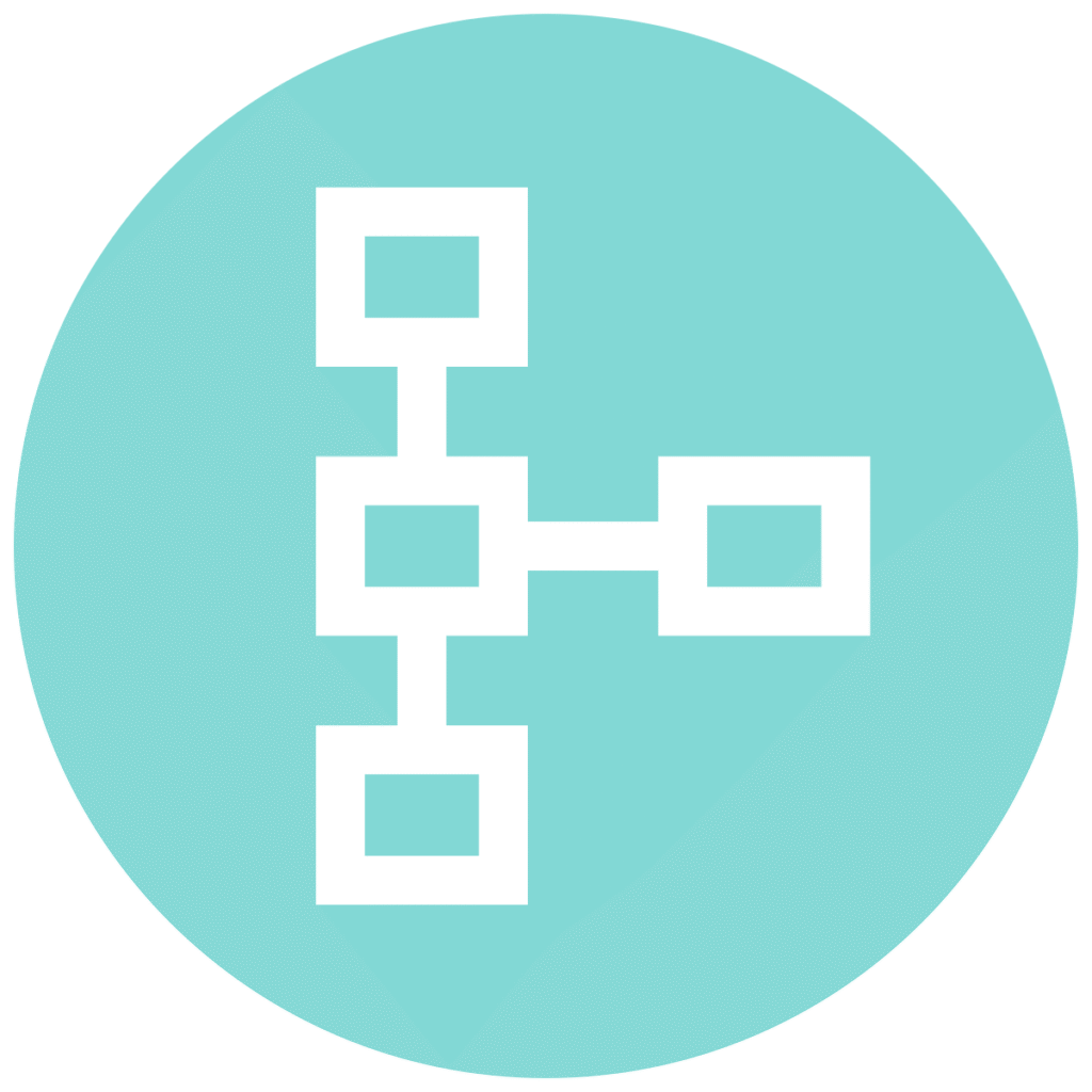 schema teal circle icon 2