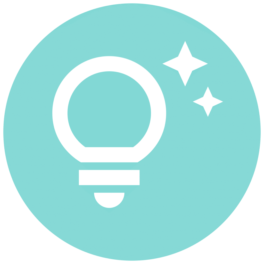 tips and updates teal circle icon 1